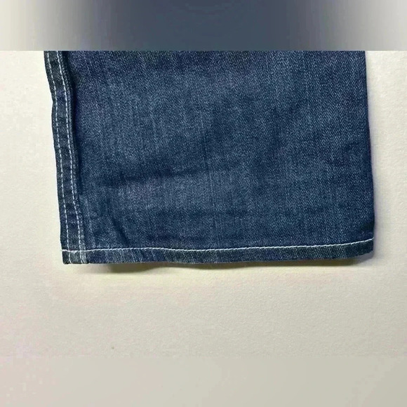 VIGOSS Y2K Low Rise Bootcut Bling Gem Jeans Dark Wash Size 7 Glam Whimsy goth - Picture 10 of 11